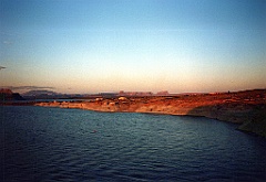 1997 - USA 150 (Coucher de soleil sur le Lake Powell, UT - Glen Canyon)
